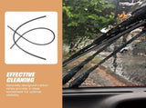 Ortofally 4pcs Wiper Replacement Blades Refills Windshield Wiper Blades Refills Wiper Rubber Strips V1189-LWWAL-20260327-03280
