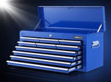 Giantz 10 Drawer Tool Box Cabinet Chest Toolbox Storage Garage Organiser Blue TB-10DR-CHEST-BL
