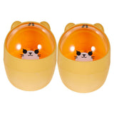table trash can with lid Orange Plastic 2Pack Back to School V1366-AZ2-W-22003