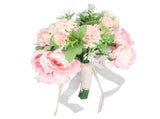 Wedding Bouquet Fake Rose Flower Holding Bunch for Decoration Photography Art Photo Pink V1294-YM0715-3115210293211