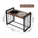 PaWz Adjustable Height Pet Feeder Elevated L Large PT1201-L