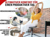 Orthopedic Seat Cushion - Memory Foam Lumbar Support for Office Chair & Car V1263-JX-3597