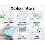 Giselle Bedding 34cm Mattress Cool Gel Memory Foam 7 Zone Queen MATTRESS-8602-Q153