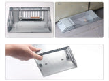 Mice Catch Cage Stainless Steel Full Automatic Dual Door Design Sensitive Mousetrap Cage for Indoor V1294-YM0716-3111220188411