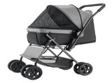 Pet Stroller, 20KG Weight Capacity, Foldable Dog Stroller Cart, 4 Wheels Cats Stroller with Mesh V952-CWTCCGK4QSHSAWPRUV0
