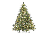 Christabelle 1.2m Pre-Lit LED Tree 61cm Alpine Snow Wreath Prelit 2.74m Alpine Snow Christmas G CMB-JFA120LED-WGP