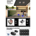 LockMaster Electric Sliding Gate Opener 1200KG Keypad 4M GO-DSR1200-SV-172-RX2