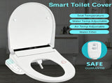 Electric Toilet Bidet Seat Cover Auto Massage Washlet Bathroom Warm Water Dry AU V201-HB05-AU