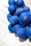 50 Ball Dark Blue LONG 5m String Light Battery Box 5cm Cotton Ball Christmas Birthday Boy Special V382-DARKBLUEBALLBATT50