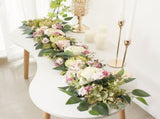 2PCS Set Artificial Wedding Arch Flowers Kit Flower Swag Wedding Arch Decor V1294-YM0523-220427XY01-6