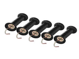 5Pcs Electric Fence Handle Insulated Gate Grip Bar with Metal Hook for Farm Pasture V1294-YM0717-3111220230211