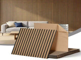 Artiss 10PCS Peel and Stick Wall Panels Tiles 68X68CM Self Adhesive for Home Office Studio Brown WP-68X68-10PCS-BR