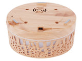 700ml Colorful LED Night Light Aroma Humidifier Light Wood Grain Aroma Diffuser V1294-YM0901-3113210017913