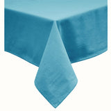 Hoydu Cotton Blend Table Cloth 150cm x 225cm Oblong - Aqua V442-GNA-TABLEC-COTTON-225OB-AQUA