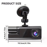 Car recorder with dual recording function Front and rears Front 1080P & Internal V1105-YAXCJLY-001