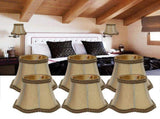 6Pcs Household Fabric Lampshade Table Lamp Cover Accessory for E14 Chandelier Wall Light V1294-YM0901-3119200093911