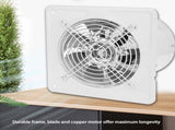 190mm 40W Wall Mounted Exhaust Fan Low Noise Home Bathroom Kitchen Garage Ventilation V1294-YM0901-JY04886-01