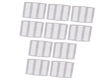 40PCS Stainless Steel Weep Hole Cover Stops 2.75 Inch Brick Drain Hole Cover Can Be Cut Or Stacked V1294-YM0901-3114240102511