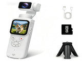 AT-M105 Pocket Gimbal Vlog Camera, 4K HD Handheld Video Camerawhite64GB V1300-ATM105-WHITE-64GB