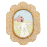 Smiling Sheep Framed Wall Art 39cm V637-91249SHP