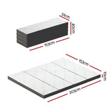 Giselle Bedding Foldable Mattress Folding Foam Queen Bamboo FOAM-MFM-RAFA-BAM-Q