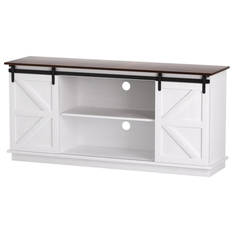 Artiss Buffet Sideboard Storage Cabinet Kitchen Cupboard Sliding Doors White FUR-Z-SID150-WH-AB