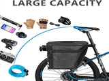 Waterproof Bicycle Rear Pannier Bag with Rain Cover, Large Capacity Carrier Bag for Commuting, V1189-LC-QP-00843