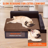 VEVOR Pet Sofa, Dog Couch for Medium-Sized Dogs and Cats, 28 x 20 x 13 inch Soft Leather Dog Sofa V952-PYCWSFPYZFXZU0X7XV0