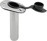 2PCS Boat Stainless Steel Polished Fishing Rod Holder Flush Mount 15/30/90 Degree Casting Flange V1259-DP01-A-1270