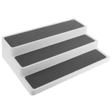 3 Tier Spice Rack Expandable Step Shelf Kitchen Organizer for Cabinet Countertop Use V1294-YM0901-3117200170711
