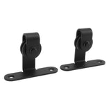 Mini Black Sliding Barn Door Hardware Roller Set Barn Door Lift Rail Accessories for Cabinet V1294-YM0901-3114230086611