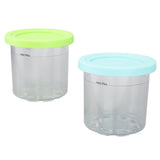 2PCS Ice Cream Pints Cup 600ml Ice Cream Container Storage Jar for Ninja NC299AMZ NC300s Blue and V1294-YM0703-3113230124911