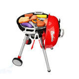 Kids BBQ Pretend Play Cooking Set Sausages Utensils Barbecue Grill Toy Cooker V891-TOY-BBQS-X1