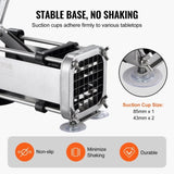 VEVOR French Fry Cutter, Slicer with 1/2-Inch and 3/8-Inch Stainless Steel Blades, Manual V952-SYWSQSTJWJ12IGYCYV0