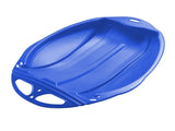 Round Snow Sled Disc for Kids and Adults, Thick Portable Skiing Pad with Anti-Skid Sunk Seat, V1189-LWWAL-20260401-07277