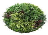 Slimline Artificial Green Wall Disc Art 100cm Grassy Fern UV Resistant V637-DP9853