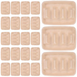 25Pcs Beige Disposable Taco Holders for Party Events Robust Paper Taco Bar Supplies V1369-AZ3-W-21469