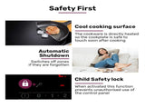 EuroChef 60cm 4 Zone Induction Cooktop, 6800W Electric, Touch Controls V219-COKICTEC640A