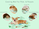 Dog Cooling Mat Self-Cooling Gel Mat for Dogs and Cats Summer Scratch-Resistant Pet Cooling Pad, V1237-ZY-917-283