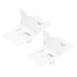 White Garden Fence Door Hinge Carbon Steel Fence Gate Hinge Hardware Accessory for Door V1294-YM0901-3114210090611