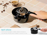 Grindenstin Sturdy, Compact, Modern Space-Saving Espresso Coffee Grind Knock Box - Black V1258-DP02-C-661
