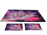 3PCS/Set Purple Bohemian Style Home Textile Bedding Set Quilt Cover with Pillowcases for Bedroom V1294-YM0901-3117210138612