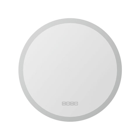 Embellir Bluetooth LED Wall Mirror With Light 60CM Bathroom Decor Round Mirrors MM-E-WALL-ROU-LED-60-BT