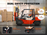 Universal Forklift Seat, Fold Down Tractor Seat with Adjustable Angle Back, Micro Switch, Seatbelt V952-CCZYCGKFSAQDUWMNSV0