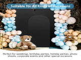 Arch Backdrop Cover Set, 4FT, 5FT, 6FT Wedding Spandex Fitted Covers for Round Top Arch Stand, V1192-AZ-W-0795