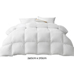 Giselle Bedding 800GSM Goose Down Feather Quilt King QUILT-GOOSE-800-K