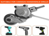 Electric Drill Plate Cutter - Efficient Metal Shears Attachment for Effortless Cutting of Iron, V1192-AZ-W-18565