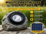 Solar Rock Garden Light - Outdoor LED Landscape Light with Solar Panel, Waterproof Stone Effect Lamp V888-ELOSUNG54953