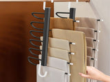 Pants Hangers, Non Slip Space Saving Hangers, Folding Clothes Hangers, Multi-Purpose Organizer For V1366-AZ2-W-12531