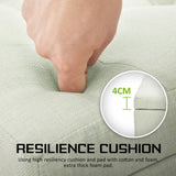 Storage Ottoman Stool 102cm Fabric LIGHT GREEN V274-FT-GQ003-LGN